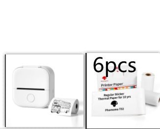 Mini Thermal Label Printer - Portable, Bluetooth, Home & Student Use - silverfoxgoods